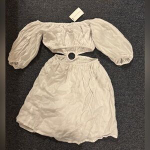 Faithfull the Brand Almero Linen Mini Dress